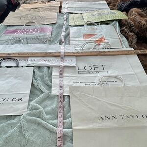 14 Assorted Empty Paper Gift Bags